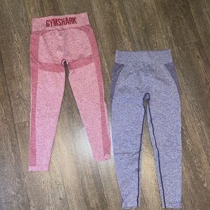 2 pairs of Gymshark Flex Leggings XL